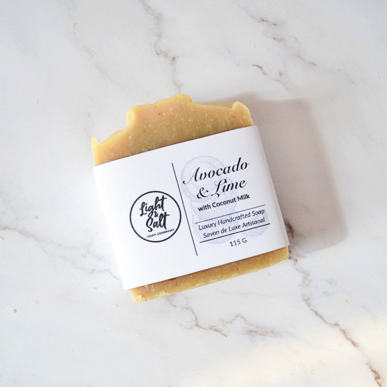 Avocado and Lime with Coconut Milk Bar Soap