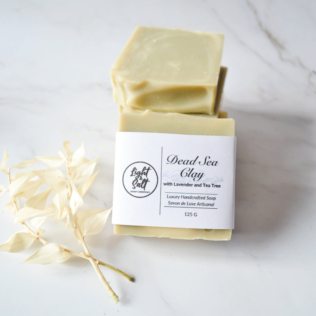 Dead Sea Clay Face and Body Bar with Lavender and Tea Tree Oils