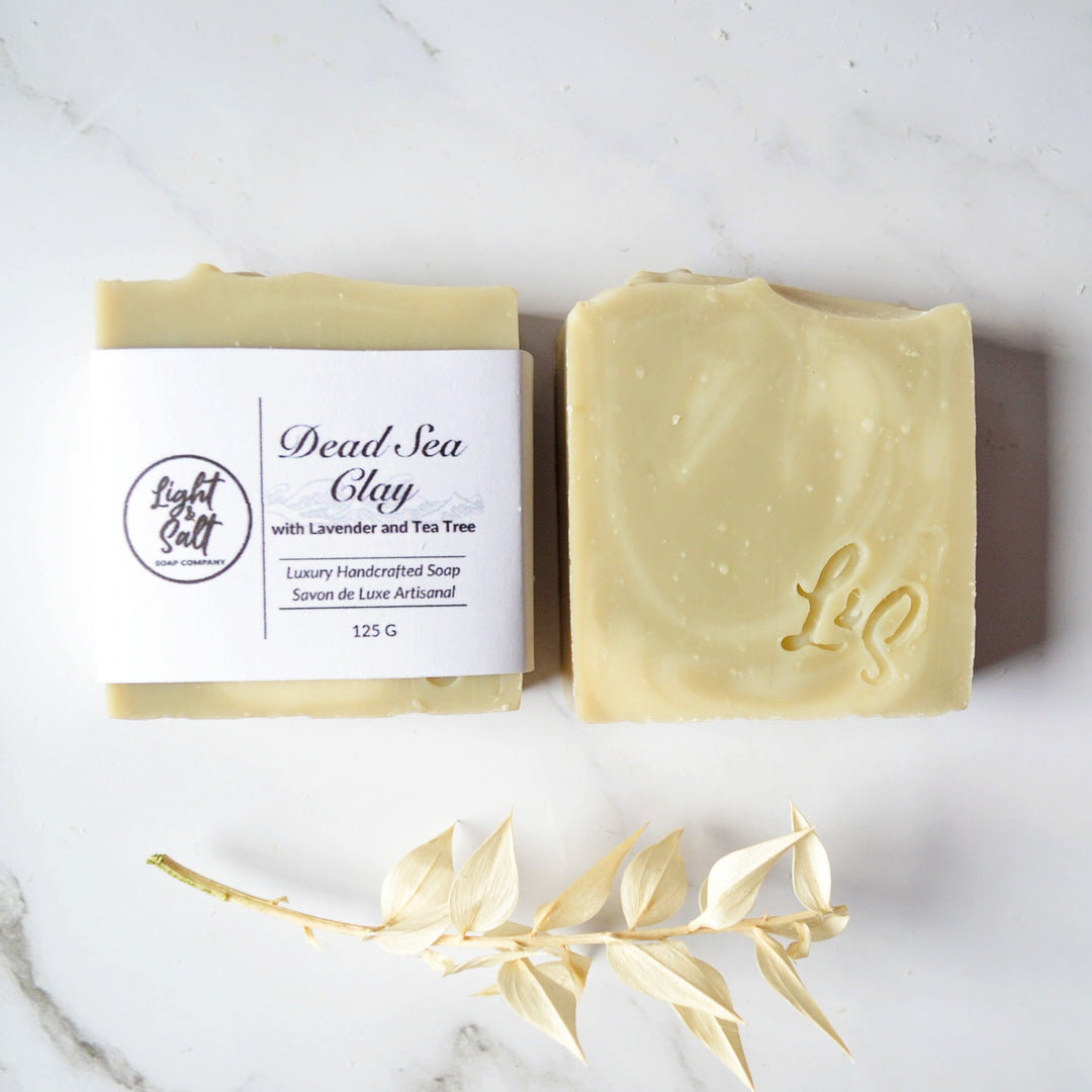 Dead Sea Clay Face and Body Bar with Lavender and Tea Tree Oils