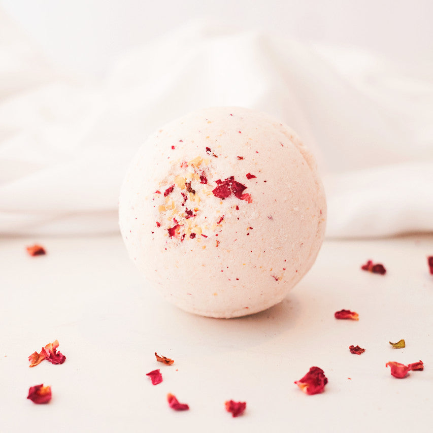 Oatmeal and Rose Bath Bomb