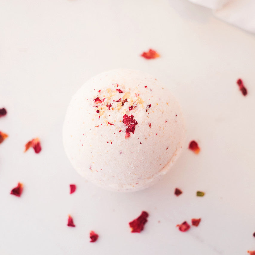 Oatmeal and Rose Bath Bomb