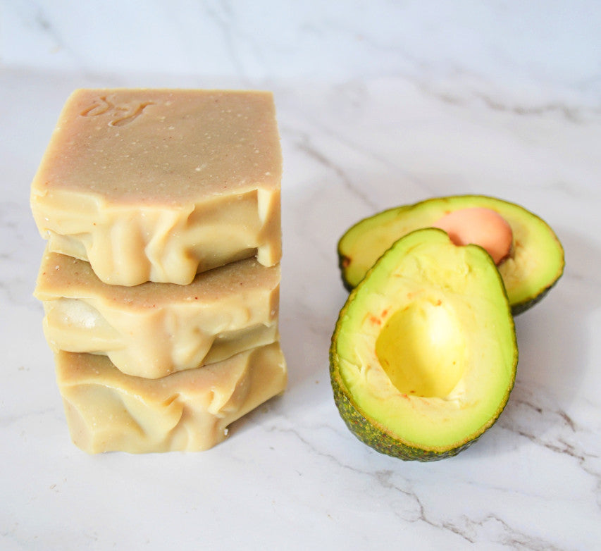 Avocado and Lime with Coconut Milk Bar Soap