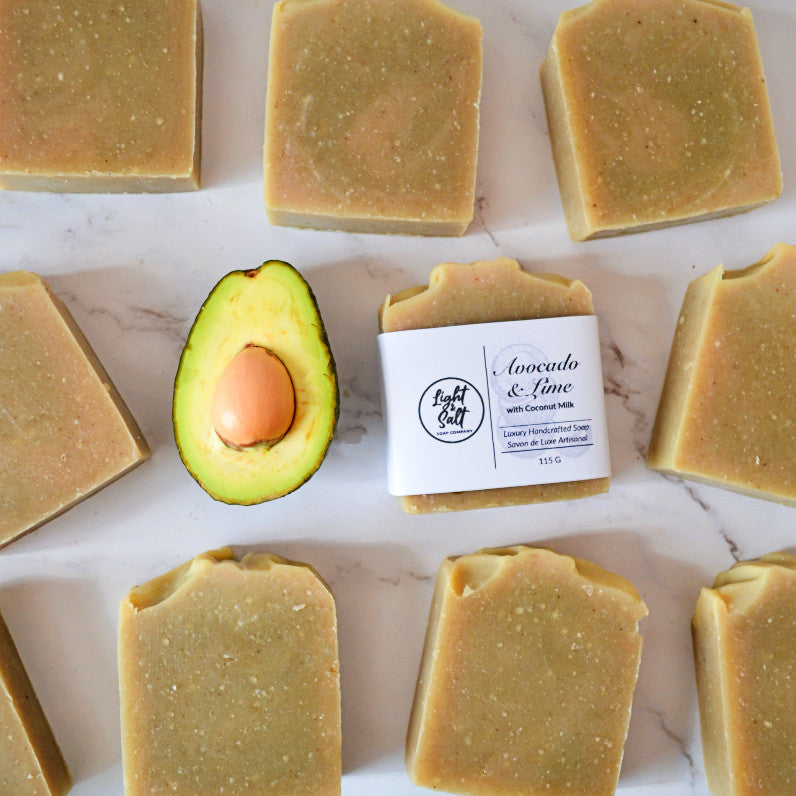 Avocado and Lime with Coconut Milk Bar Soap