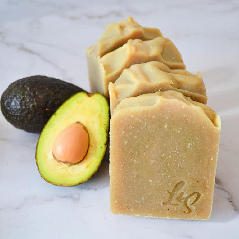 Avocado and Lime with Coconut Milk Bar Soap