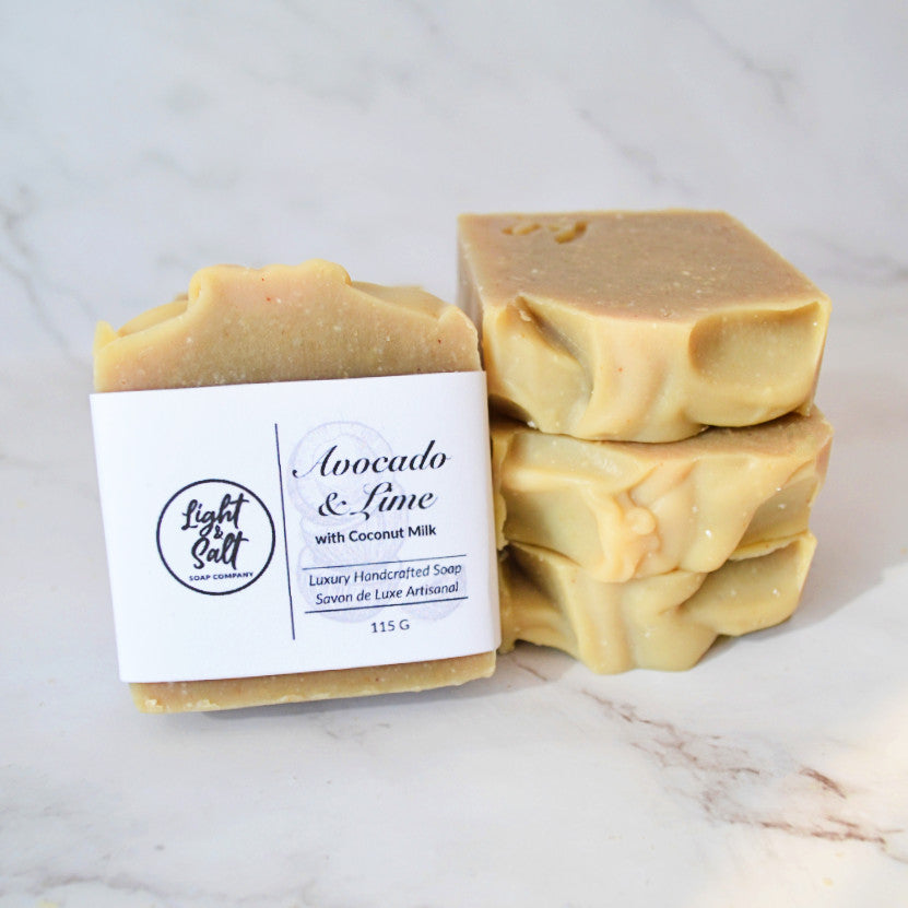 Avocado and Lime with Coconut Milk Bar Soap