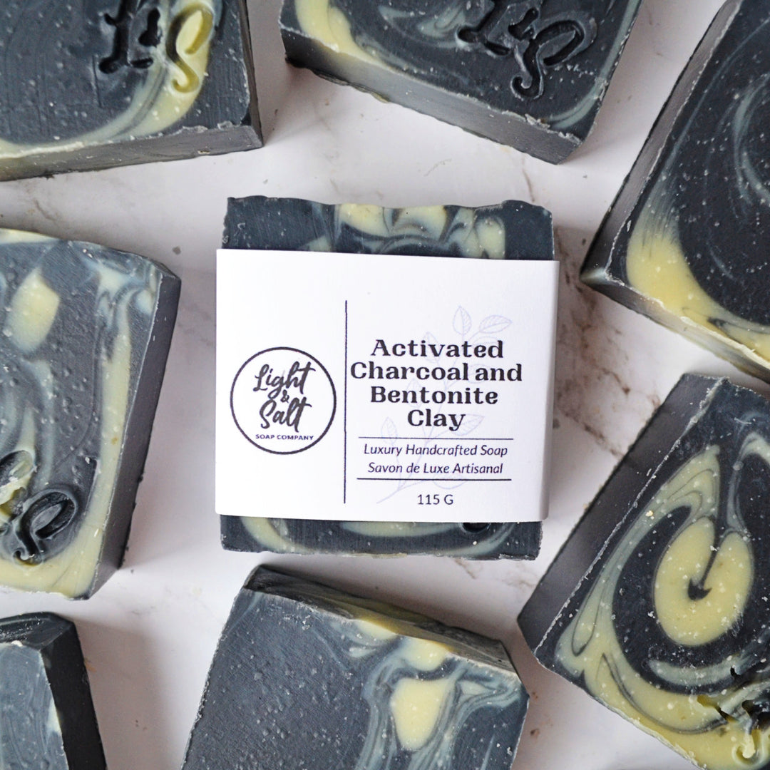 Activated Charcoal & Bentonite Clay Bar Soap