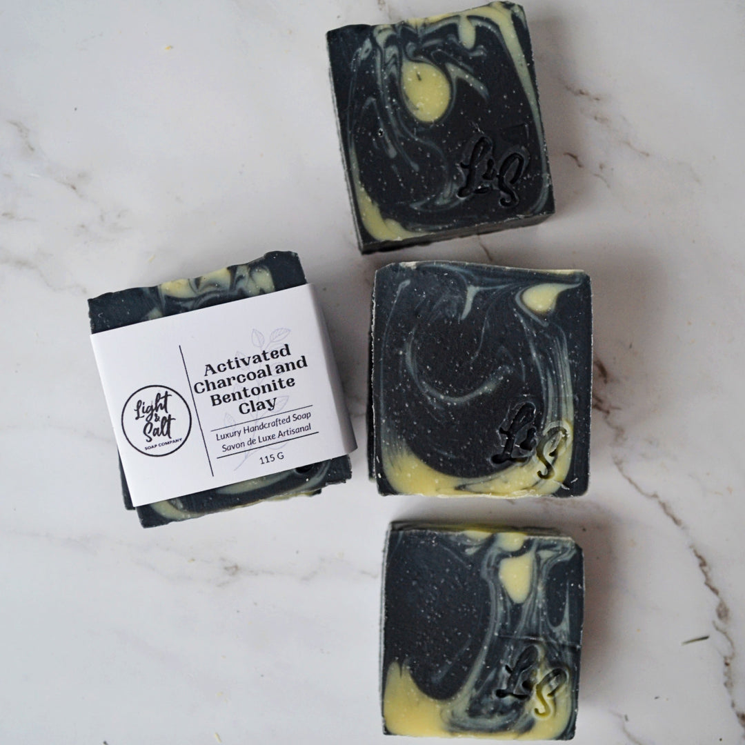 Activated Charcoal & Bentonite Clay Bar Soap