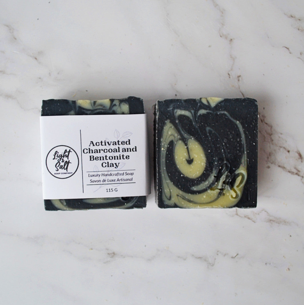 Activated Charcoal & Bentonite Clay Bar Soap