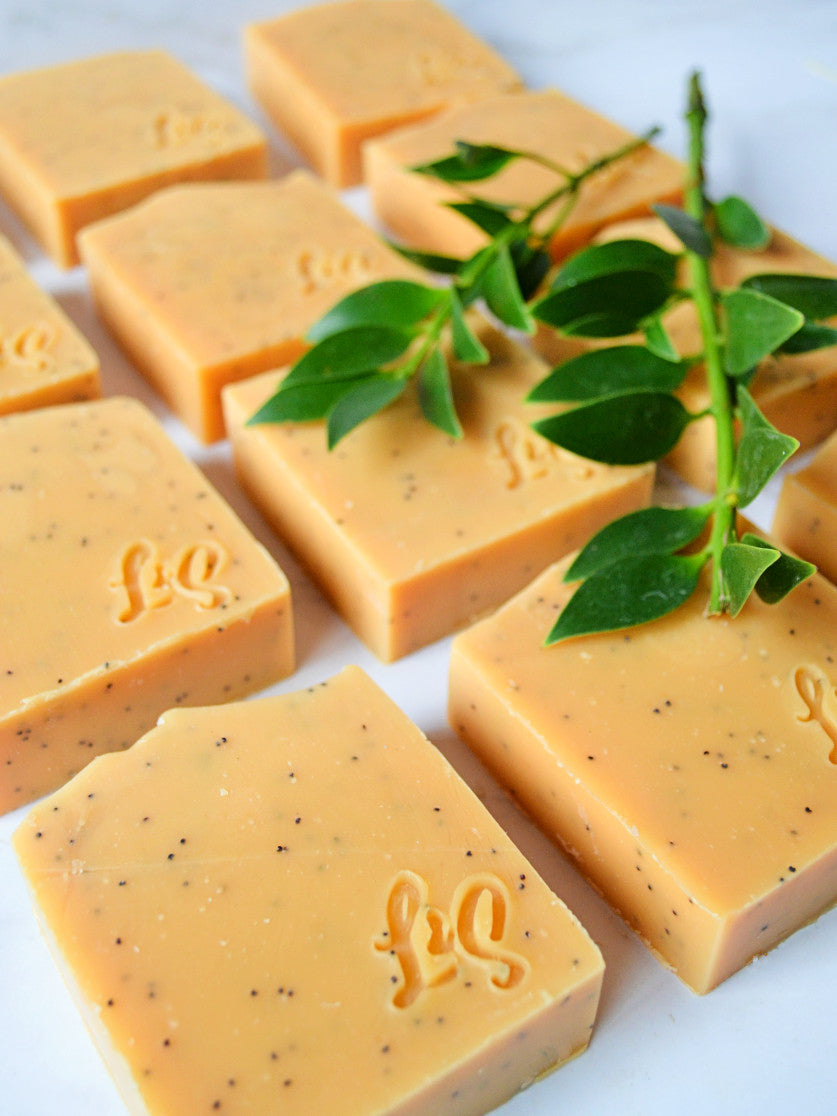Lemon Poppy Seed Bar Soap
