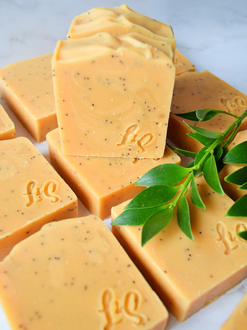 Lemon Poppy Seed Bar Soap