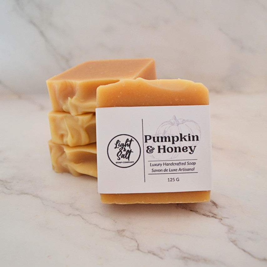 Pumpkin & Honey Bar Soap - All Natural Handmade Soap