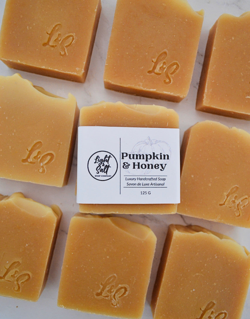 Pumpkin & Honey Bar Soap - All Natural Handmade Soap