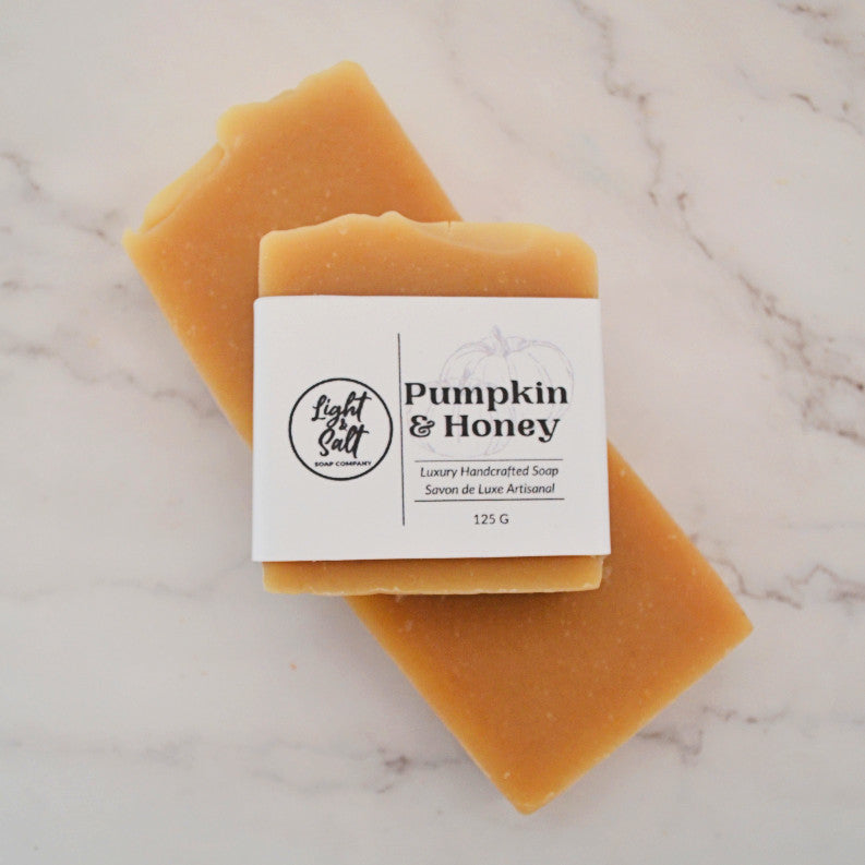 Pumpkin & Honey Bar Soap - All Natural Handmade Soap