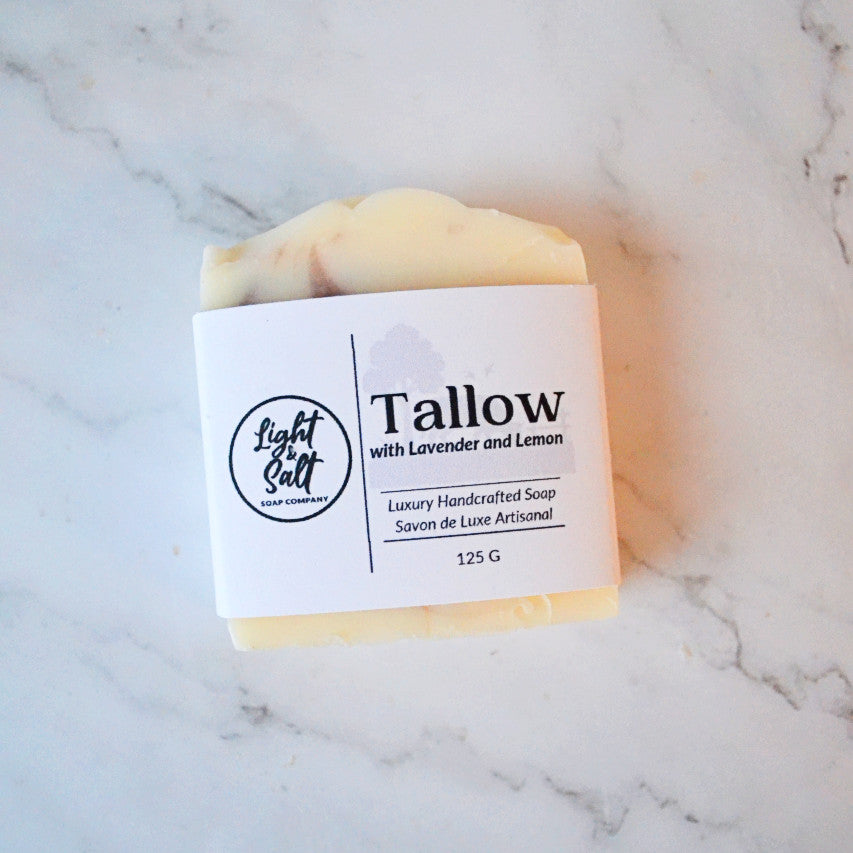 Tallow with Lavender and Lemon | All Natural Tallow Bar Soap