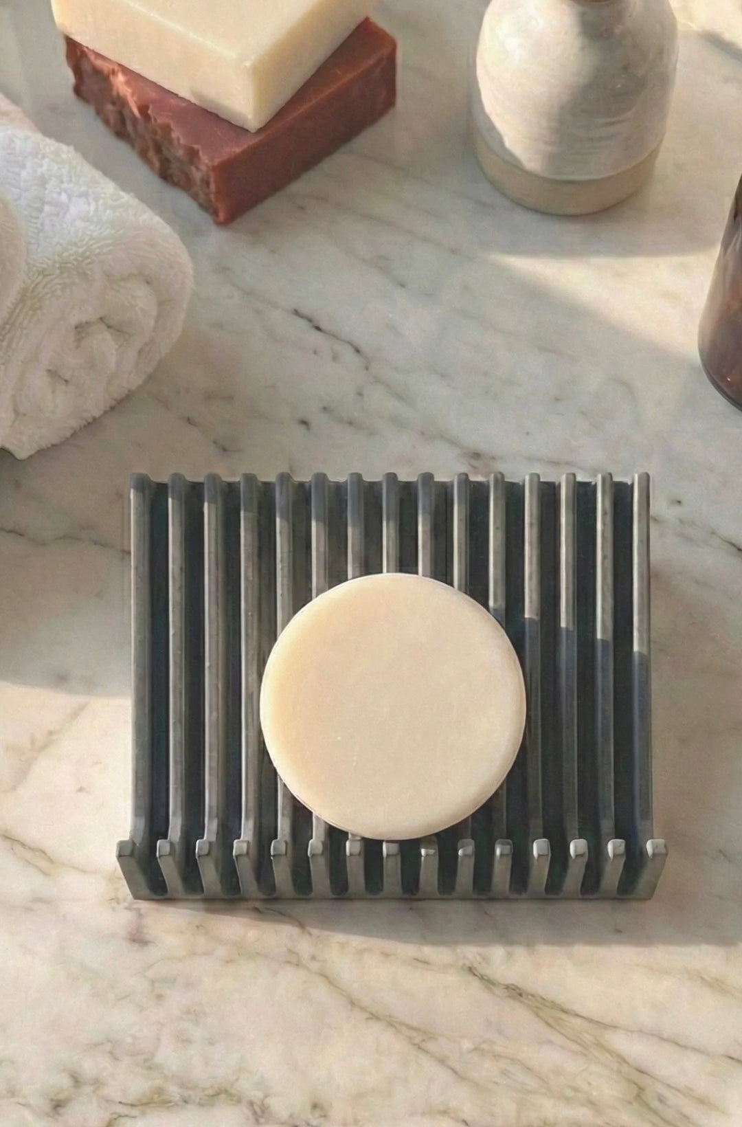 Soap Easel - Self-Draining Premium Soap Dish by Soap Envelope®