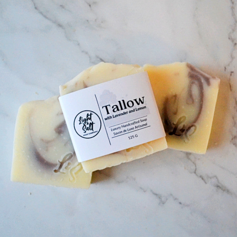 Tallow with Lavender and Lemon | All Natural Tallow Bar Soap