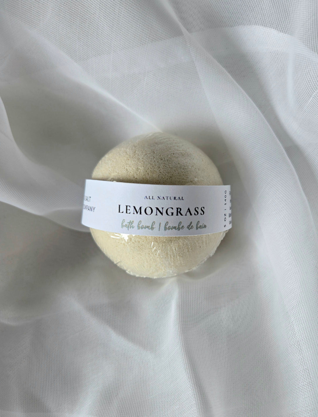 Lemongrass All Natural Bath Bomb