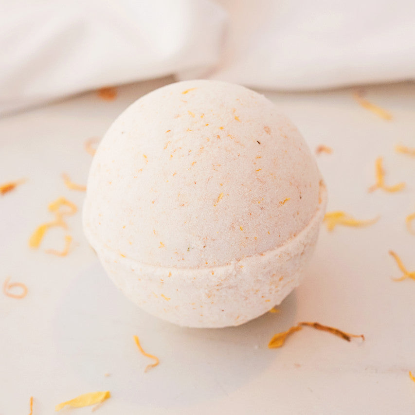 Calendula and Oatmeal Bath Bomb