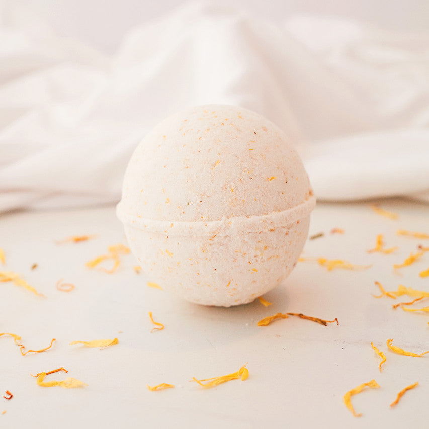 Calendula and Oatmeal Bath Bomb